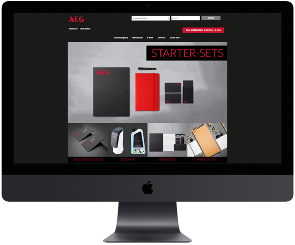 Die preisgekrönte Werbemittel Agentur mes Ideenreich bietet innovative Web-Shop Lösungen an.